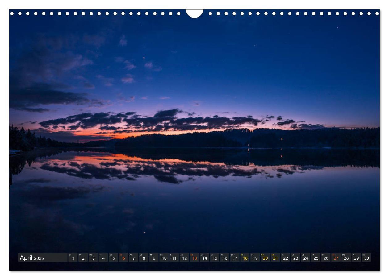 Bild: 9783435424245 | Himmelslichter - Mond und Sterne (Wandkalender 2025 DIN A3 quer),...