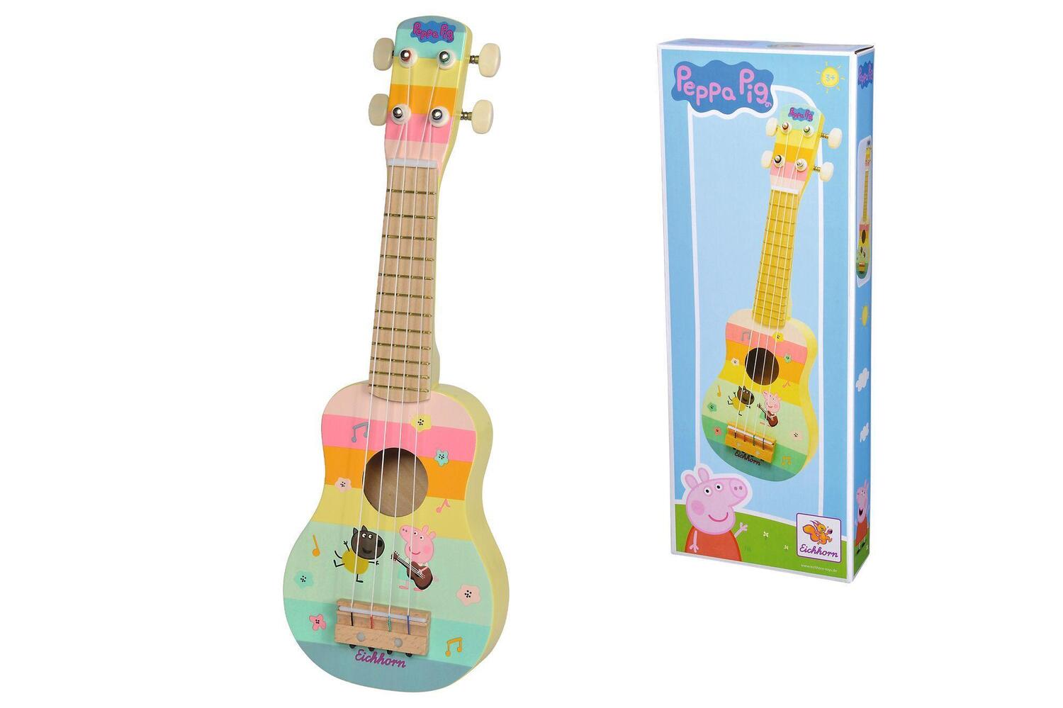 Cover: 4003046010428 | Peppa Pig Holz Ukulele 43cm | Spiel | Deutsch | 2023 | Eichhorn