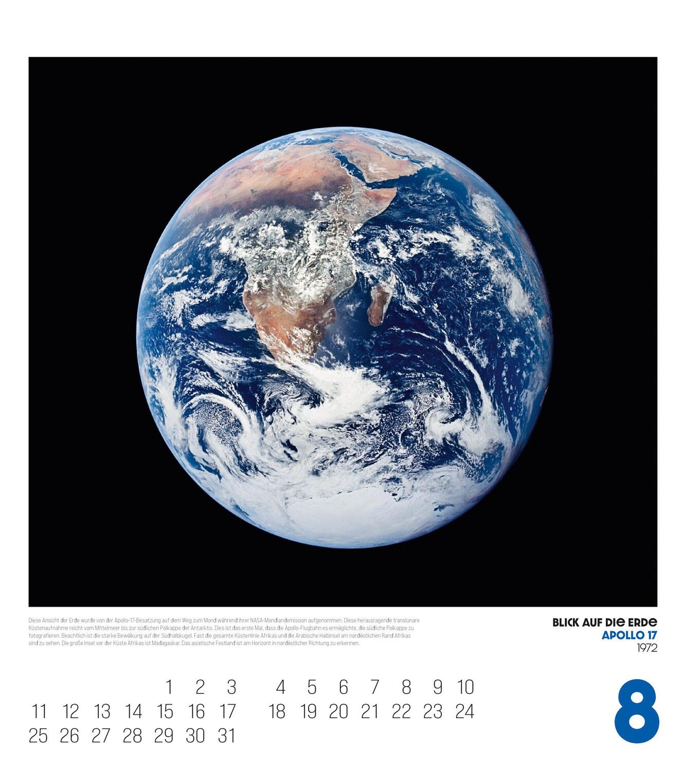 Bild: 9783838425085 | The Apollo Archives Kalender 2025 | Ackermann Kunstverlag | Kalender