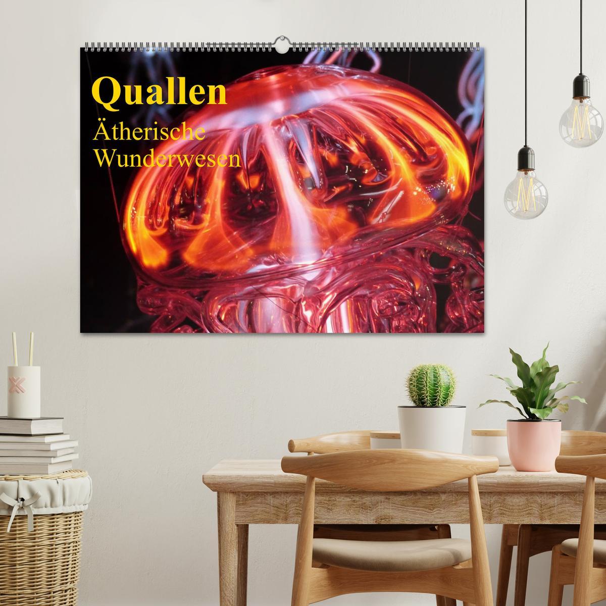 Bild: 9783435744015 | Quallen ¿ Ätherische Wunderwesen (Wandkalender 2025 DIN A2 quer),...