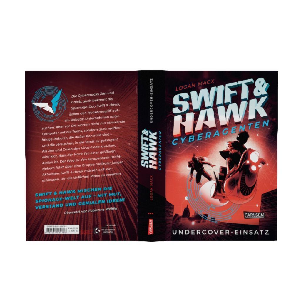 Bild: 9783551584786 | Swift &amp; Hawk, Cyberagenten 2: Undercover-Einsatz | Logan Macx | Buch