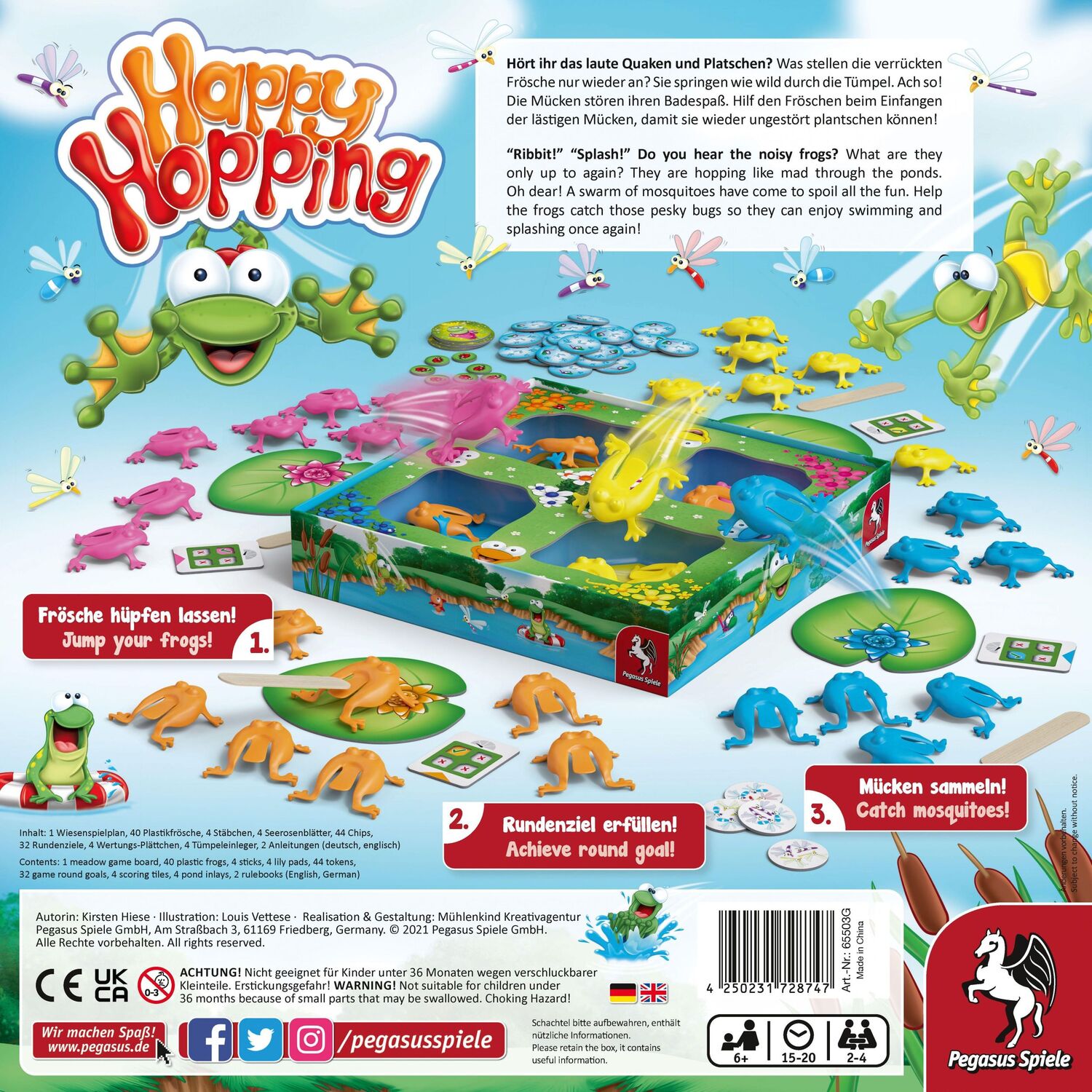 Bild: 4250231728747 | Happy Hopping (deutsch/englisch) | Spiel | 65503G | Deutsch | 2022