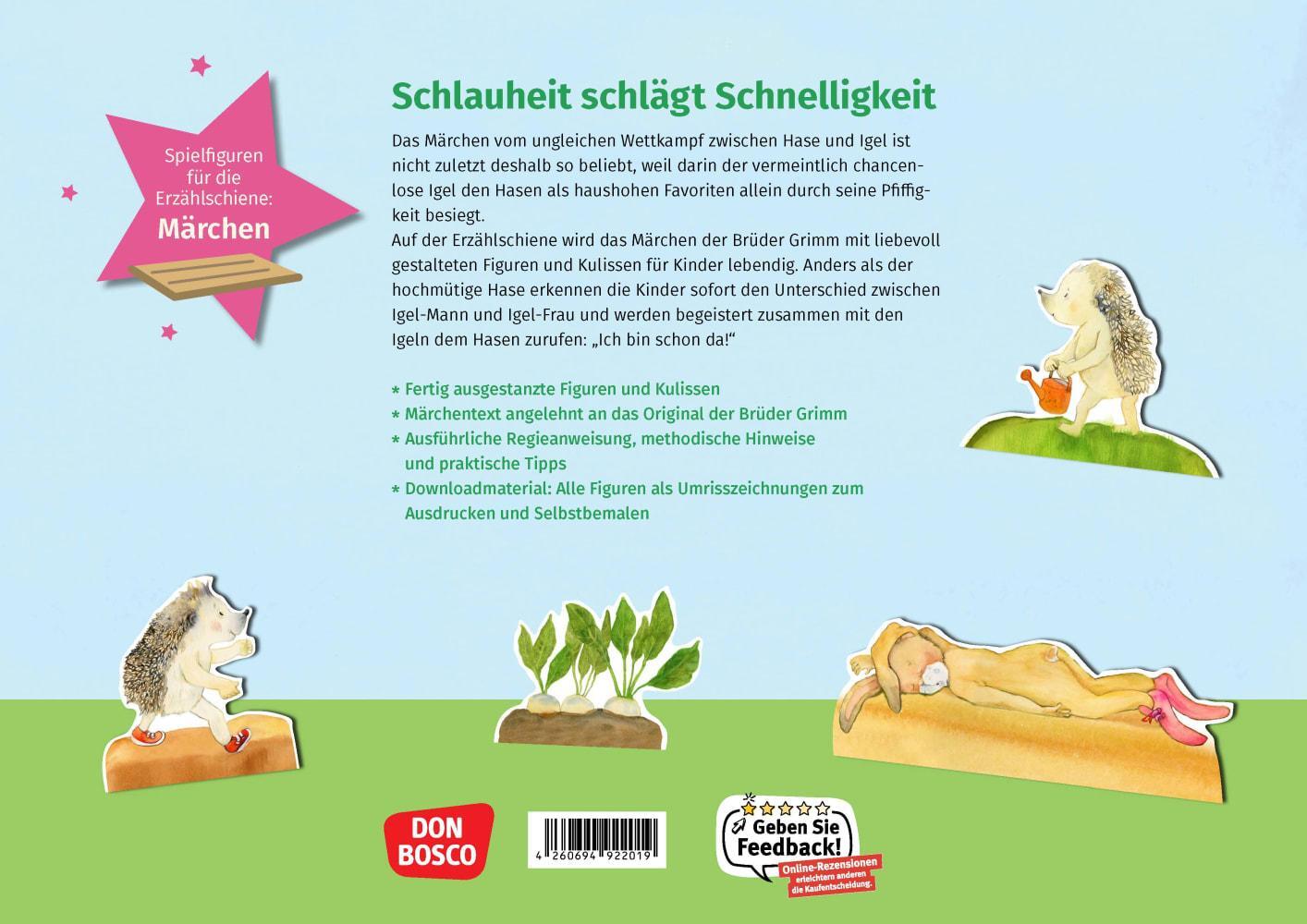 Bild: 4260694922019 | Hase und Igel. Erzählschienen-Figurenset | Brüder Grimm | Bundle