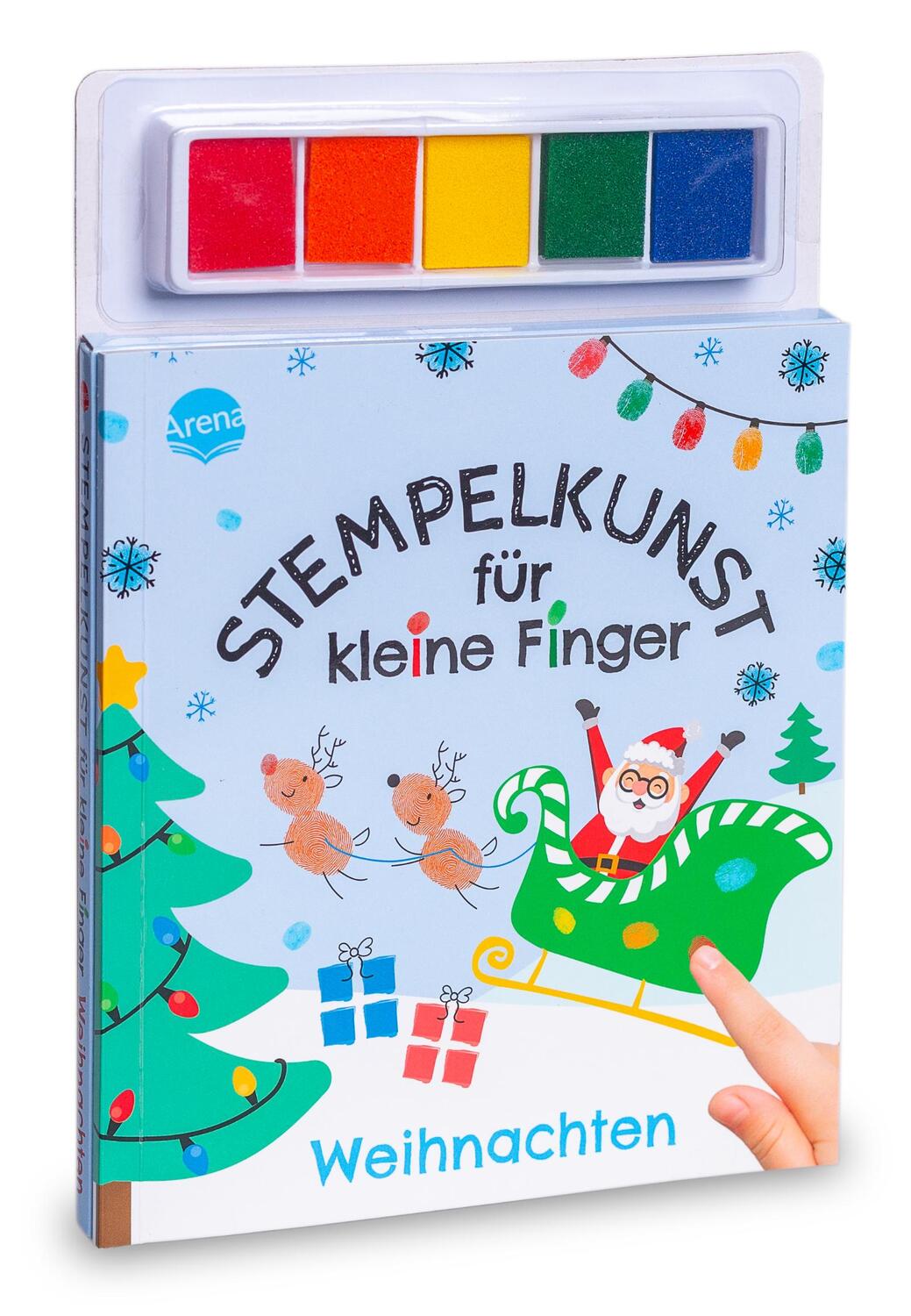 Cover: 9783401720494 | Stempelkunst für kleine Finger. Weihnachten | Hanna Schmitz | Stück