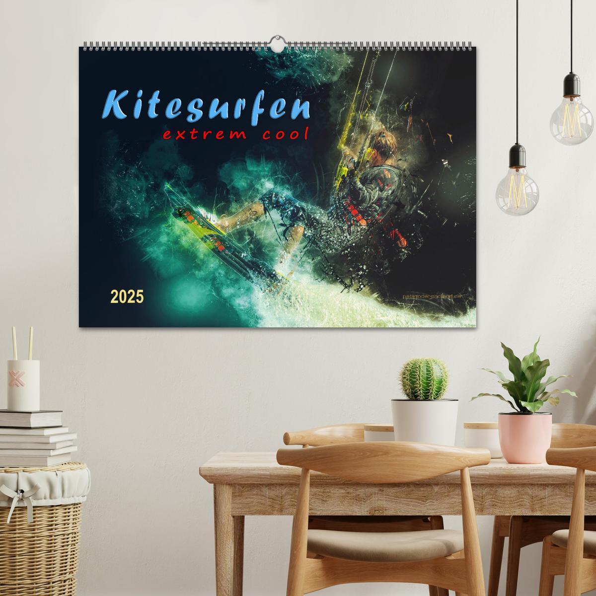 Bild: 9783435413812 | Kitesurfen extrem cool (Wandkalender 2025 DIN A2 quer), CALVENDO...