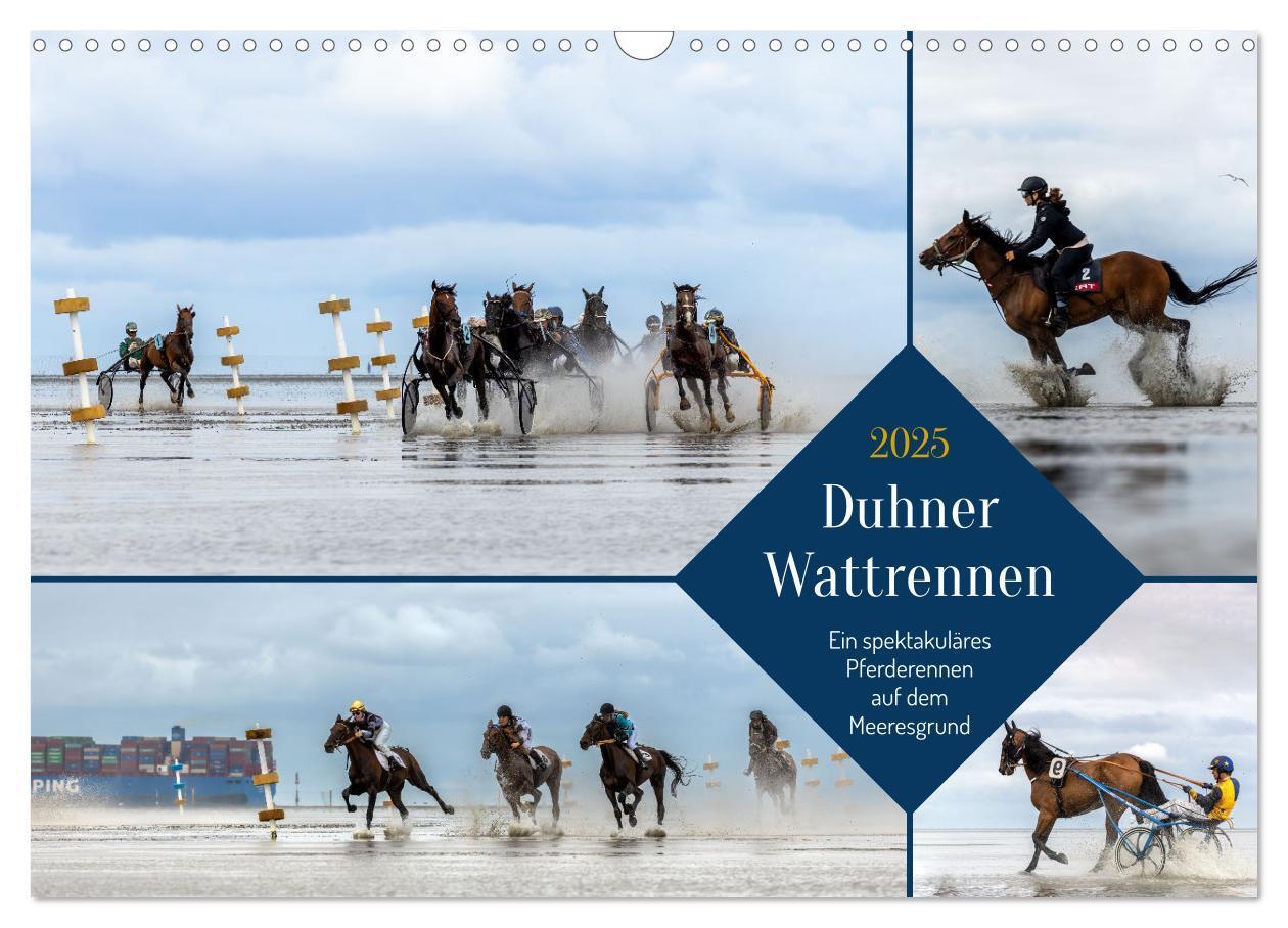 Cover: 9783383944994 | Duhner Wattrennen (Wandkalender 2025 DIN A3 quer), CALVENDO...