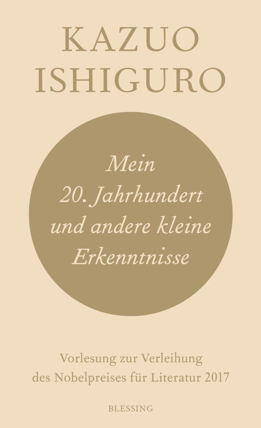 Cover: 9783896676399 | Mein 20. Jahrhundert und andere kleine Erkenntnisse | Kazuo Ishiguro