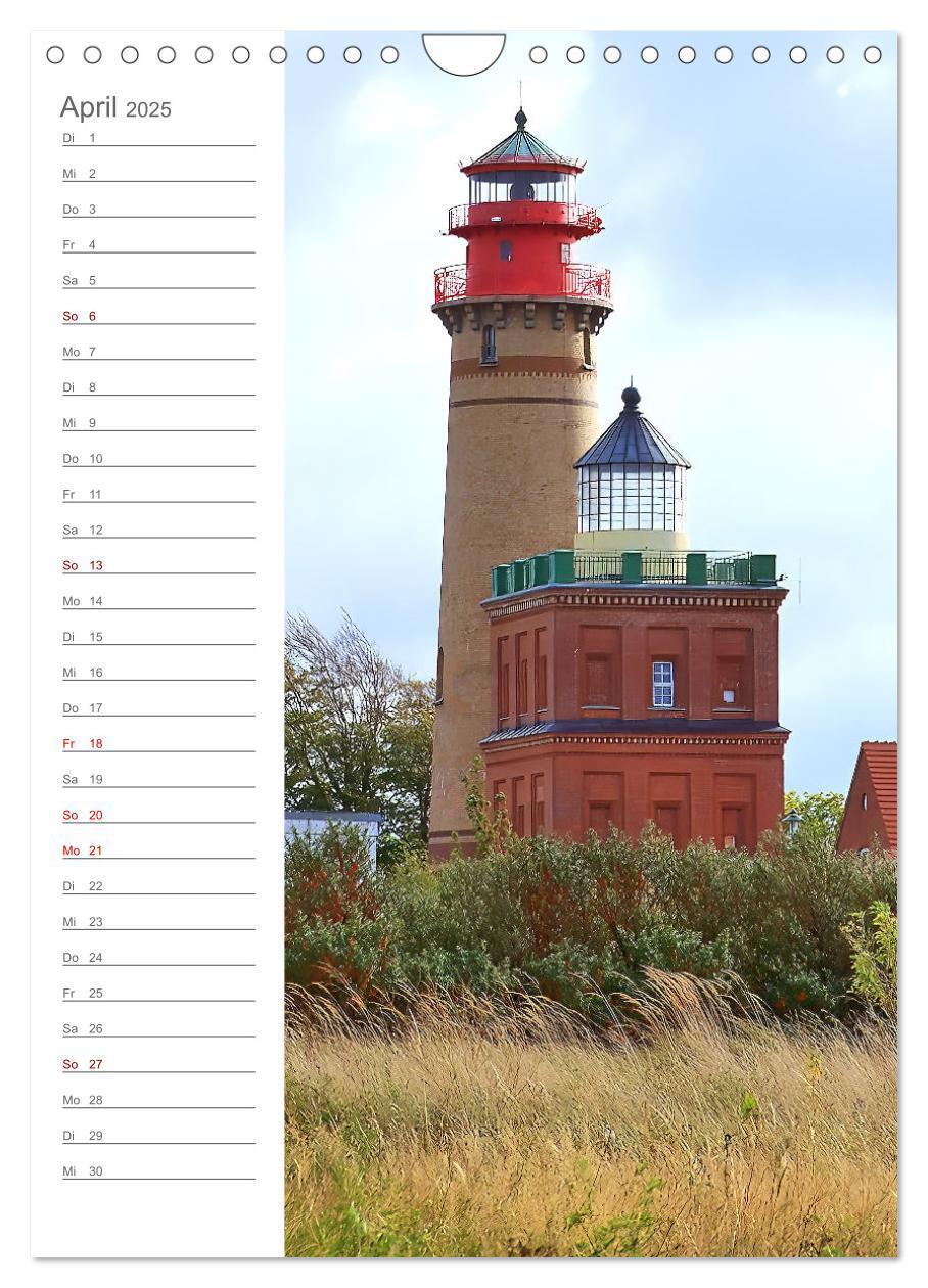 Bild: 9783435852789 | Leuchtender Geburtstagskalender - Leuchttürme an Ost-und Nordsee...