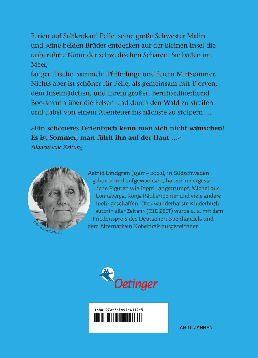 Rückseite: 9783789141195 | Ferien auf Saltkrokan | Astrid Lindgren | Buch | Ferien auf Saltkrokan