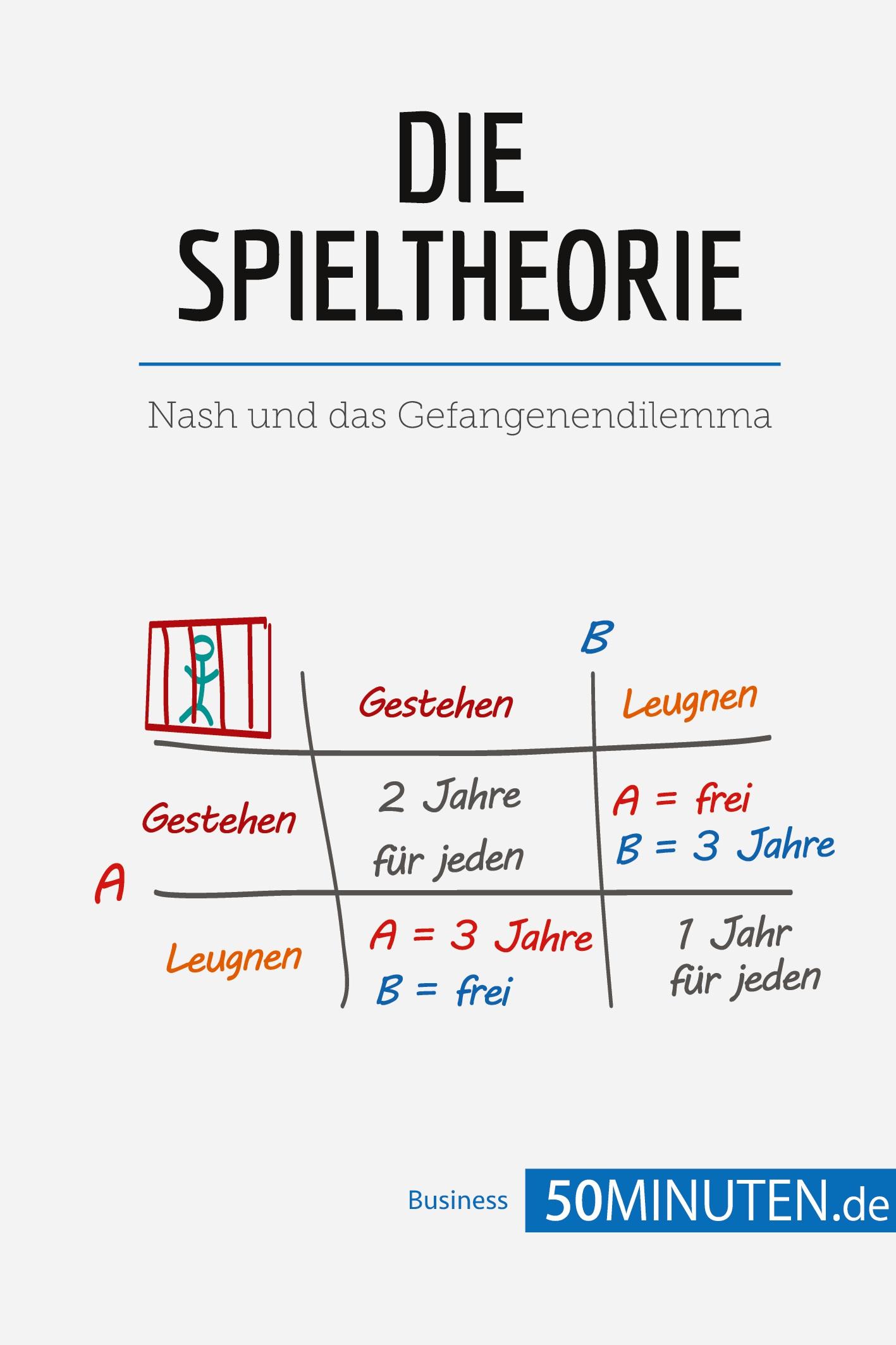 Cover: 9782808008976 | Die Spieltheorie | Nash und das Gefangenendilemma | 50minuten | Buch