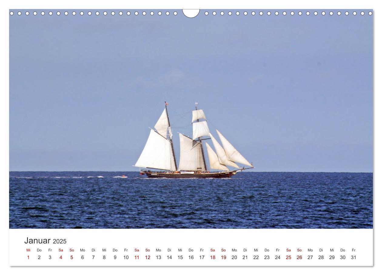 Bild: 9783435003402 | Segeln - Kurs aufs offene Meer. (Wandkalender 2025 DIN A3 quer),...