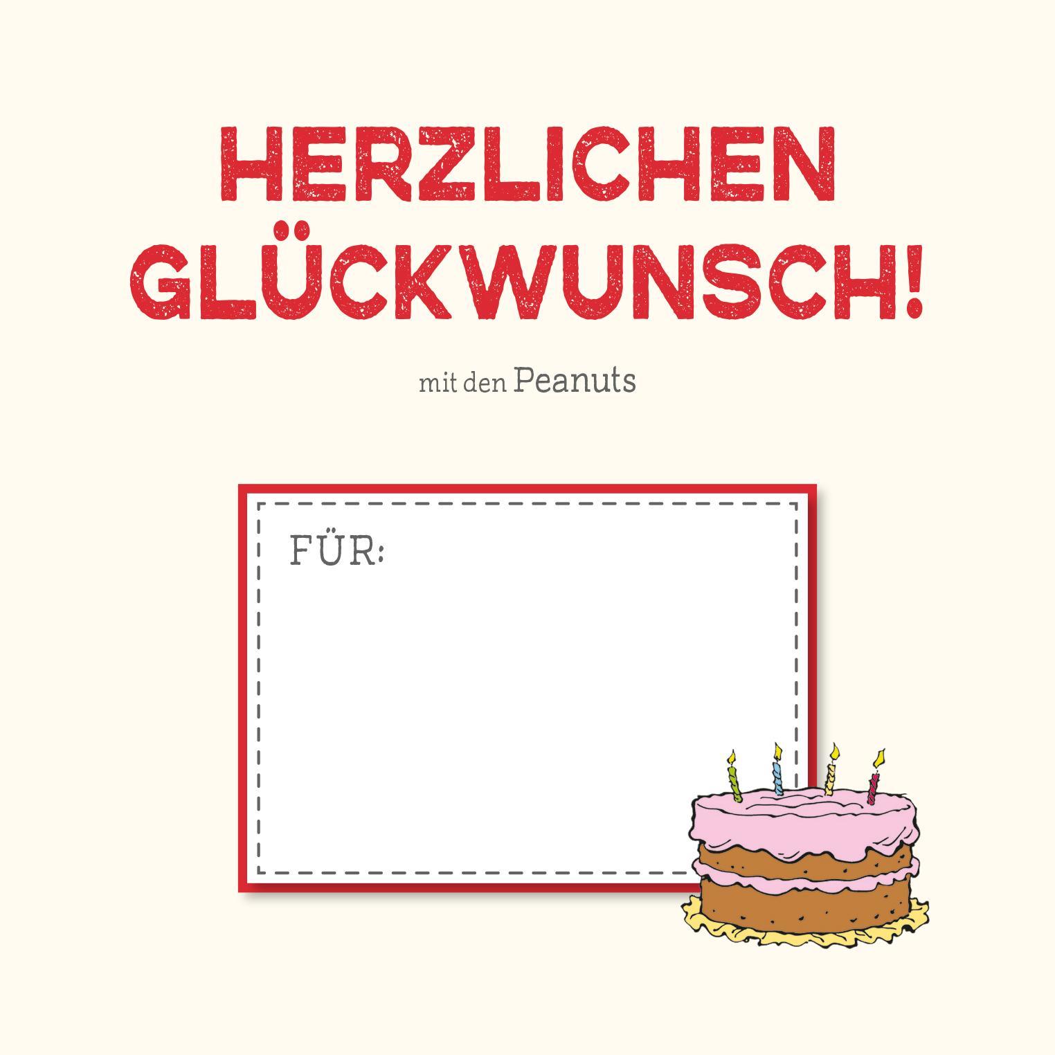 Bild: 9783830364436 | Peanuts Geschenkbuch: Happy Birthday! | Charles M. Schulz | Buch