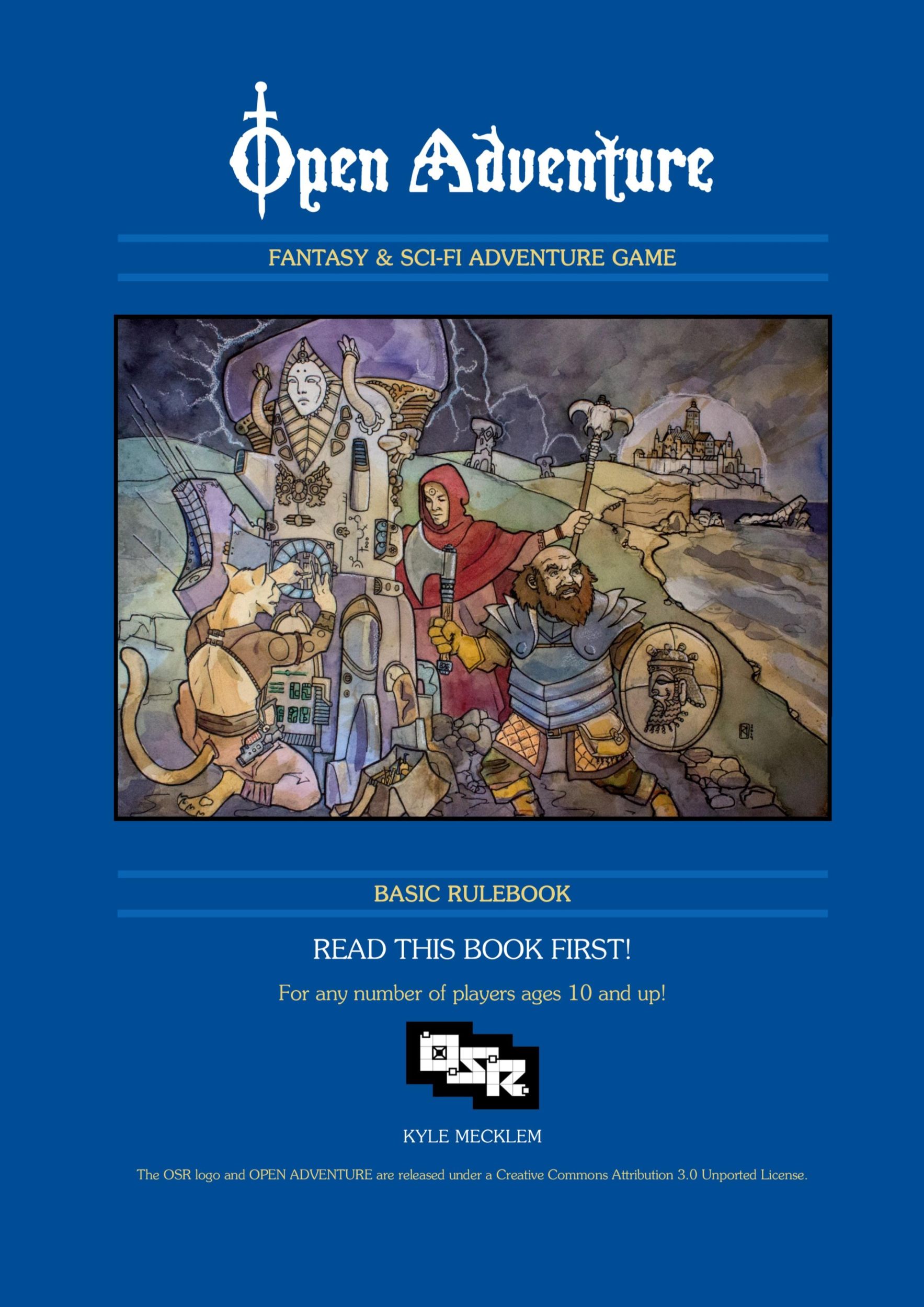 Cover: 9781329081086 | Open Adventure Basic Rulebook (Paperback) | Kyle Mecklem | Taschenbuch