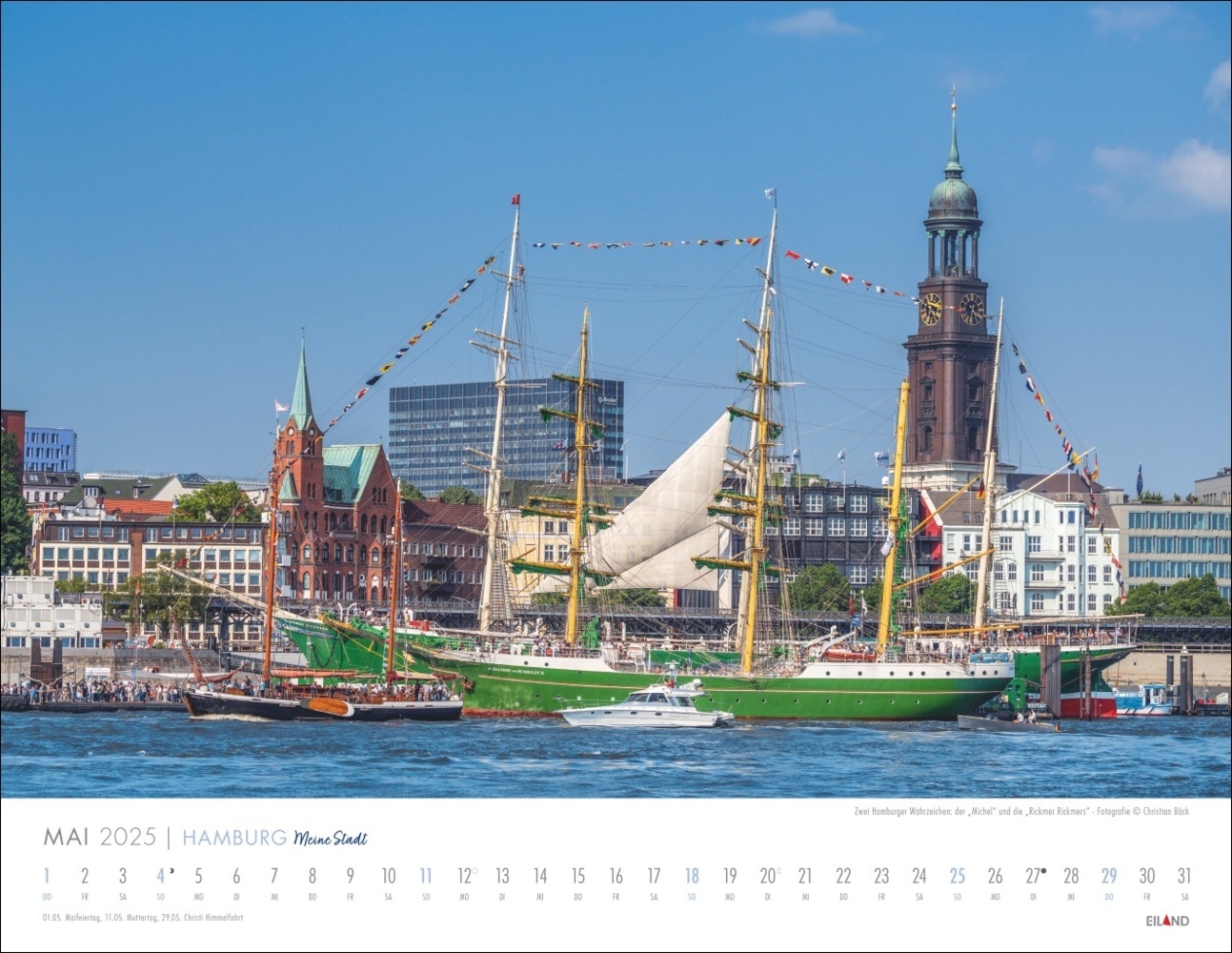 Bild: 9783964023520 | Hamburg - Meine Stadt Kalender 2025 | Kalender | Spiralbindung | 13 S.