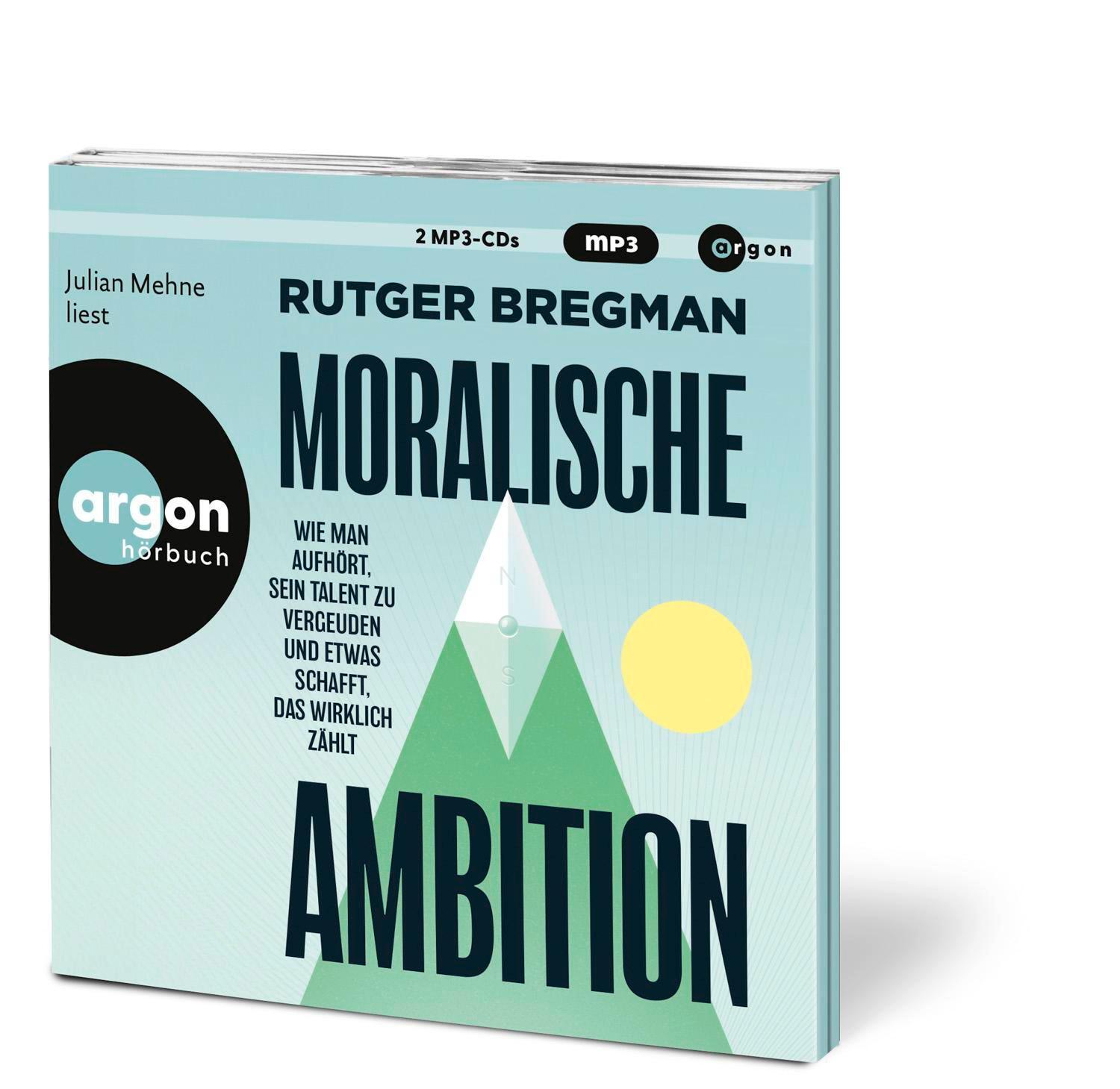 Bild: 9783839821480 | Moralische Ambition | Rutger Bregman | MP3 | 1 Audio-CD | Deutsch