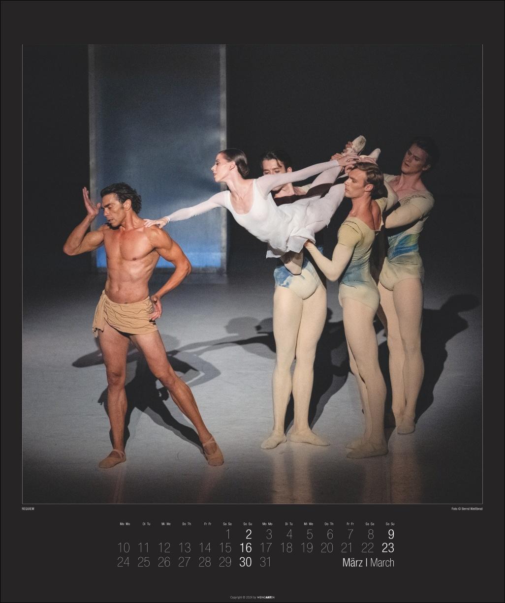 Bild: 9783839900109 | Stuttgarter Ballett Kalender 2025 | Kalender | Spiralbindung | 14 S.