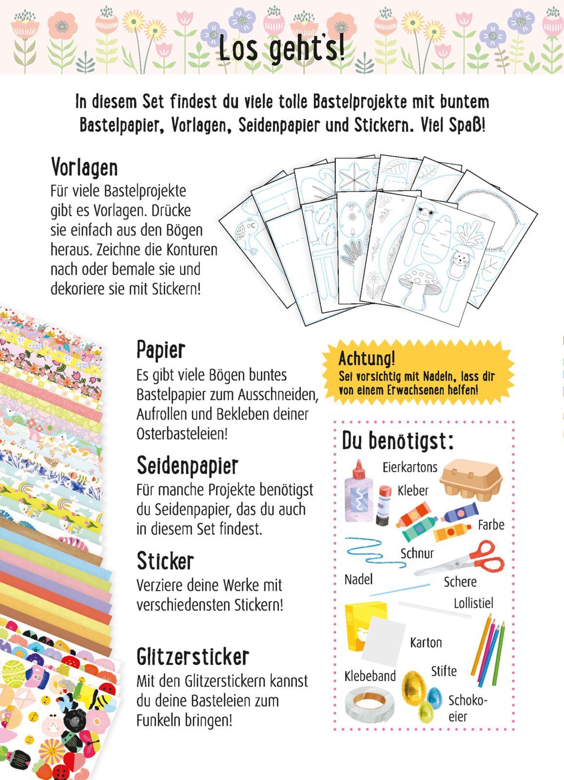 Bild: 9783551192332 | Bastelset für Kinder: Kreatives Bastelset: Ostern | Anton Poitier