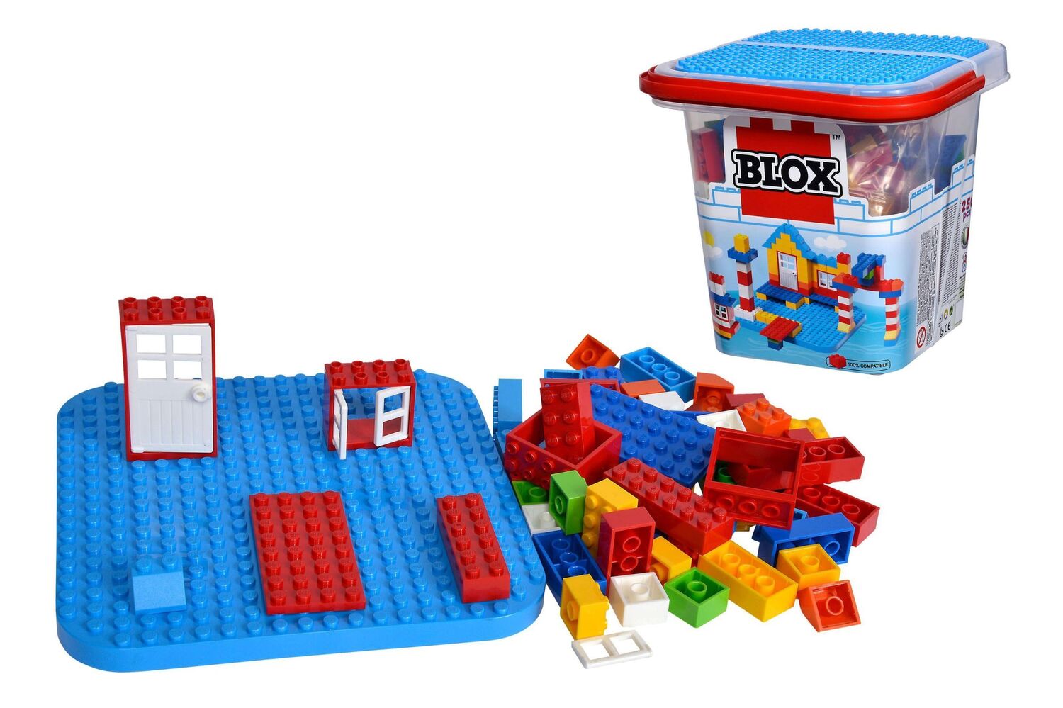 Cover: 8000796090669 | Blox Eimer 250 Teile | Spiel | 104114518 | Deutsch | 2021 | SIMBA TOYS