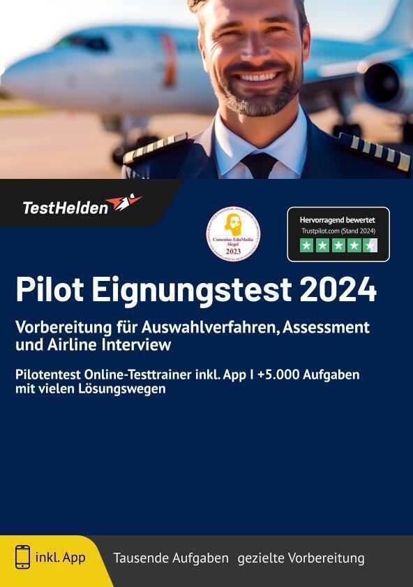 Cover: 9783988174734 | Pilot Eignungstest 2024 bestehen: Vorbereitung für...