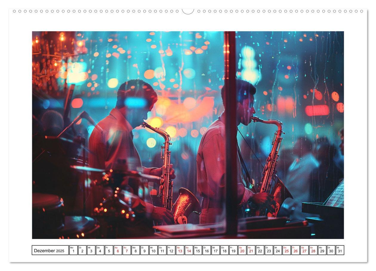 Bild: 9783383831539 | Jazz Geschichten um Mitternacht (Wandkalender 2025 DIN A2 quer),...