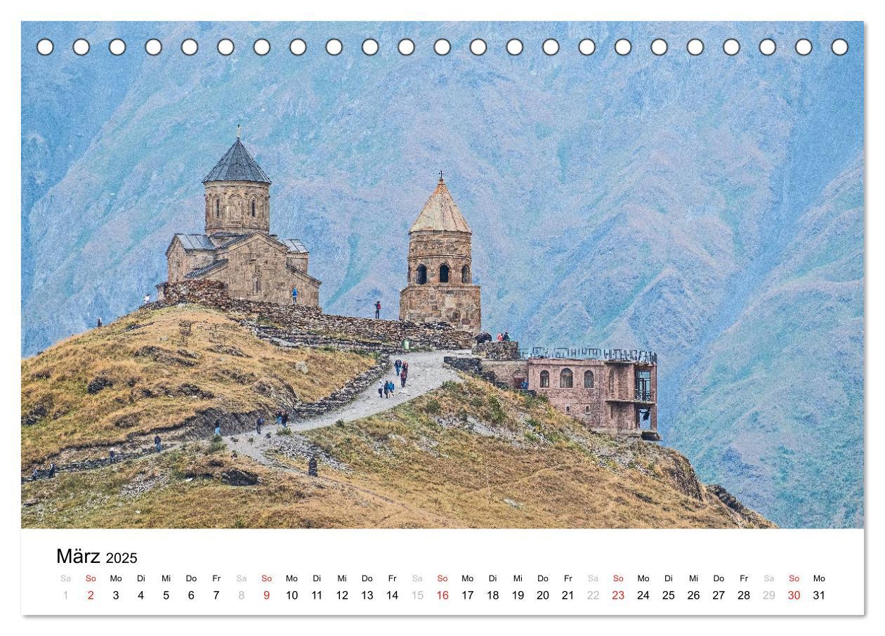 Bild: 9783435152193 | Eine Reise durch Georgien (Tischkalender 2025 DIN A5 quer),...