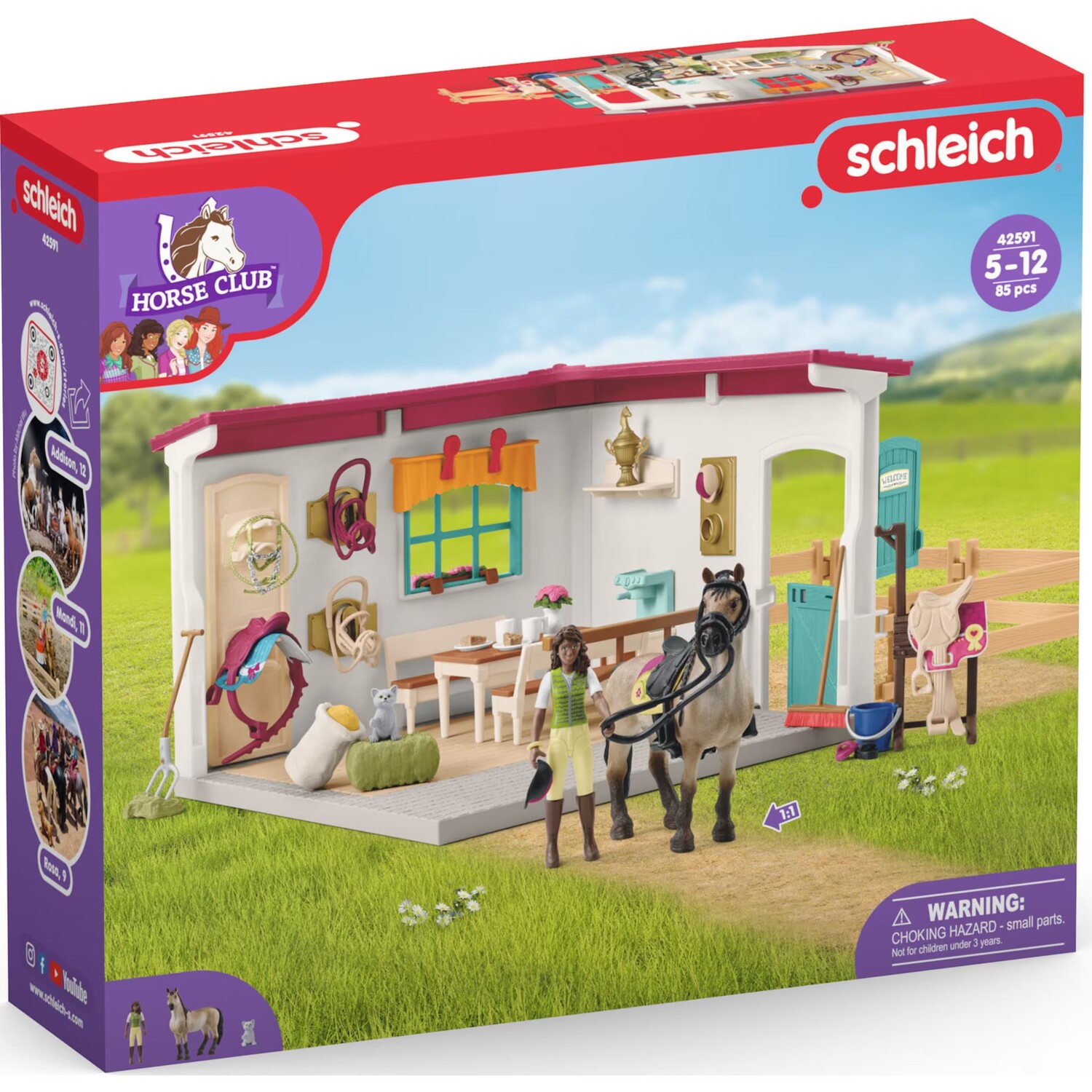 Cover: 4059433654003 | Schleich 42591 - Horse Club, Sattelkammer, Spielset | Deutsch | 2023