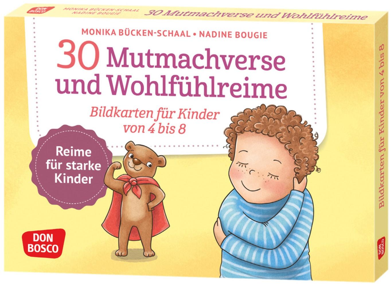 Cover: 4260694922255 | 30 Mutmachverse und Wohlfühlreime | Monika Bücken-Schaal | Box | 32 S.