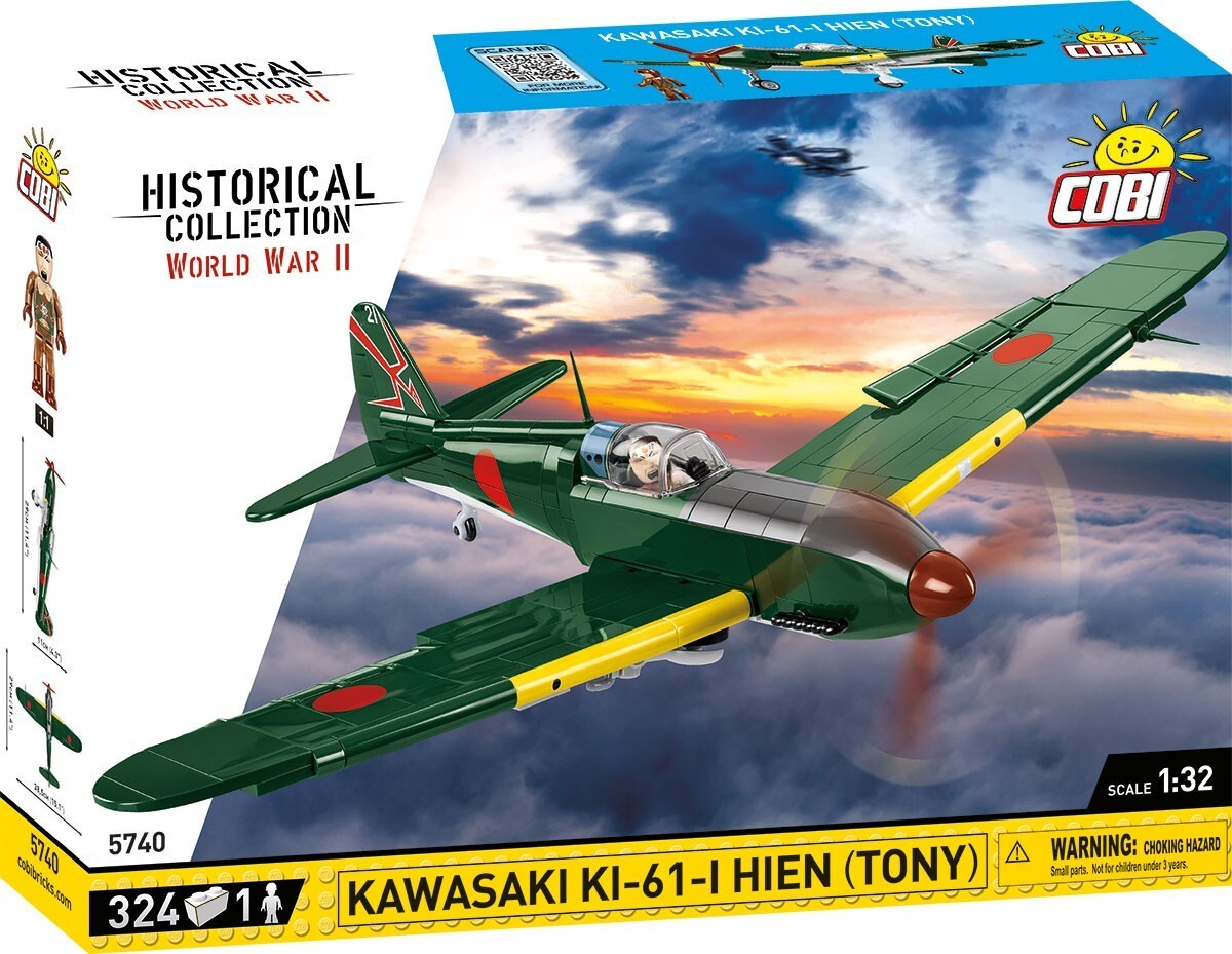 Cover: 5902251057404 | COBI Historical Collection 5740 - Kawasaki KI-61-HIEN, 324...