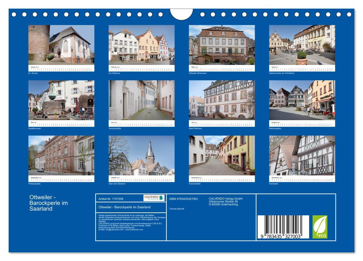 Bild: 9783435327003 | Ottweiler - Barockperle im Saarland (Wandkalender 2025 DIN A4...