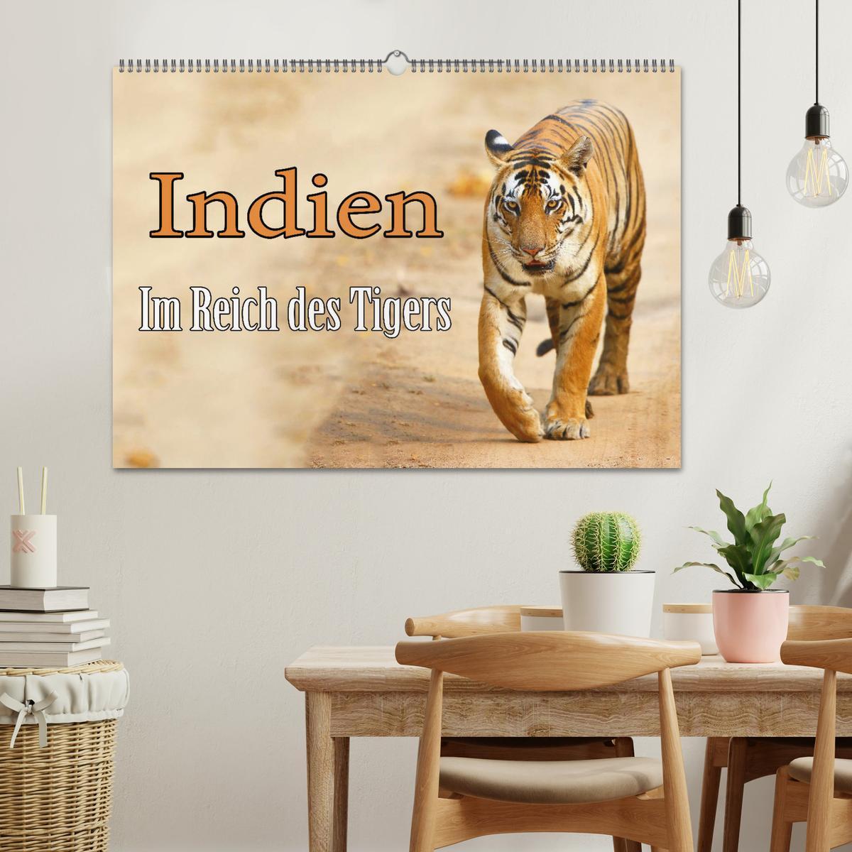 Bild: 9783435215799 | Indien - Im Reich des Tigers (Wandkalender 2025 DIN A2 quer),...