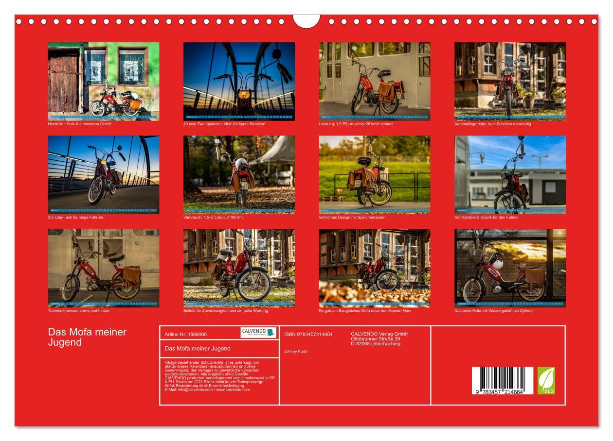 Bild: 9783457214664 | Das Mofa meiner Jugend (Wandkalender 2025 DIN A3 quer), CALVENDO...