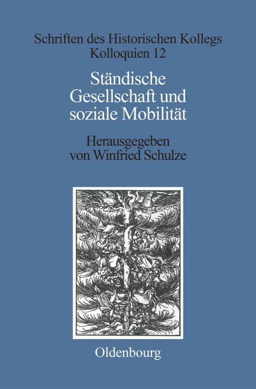 Cover: 9783486543513 | Ständische Gesellschaft und Soziale Mobilität | Winfried Schulze | X