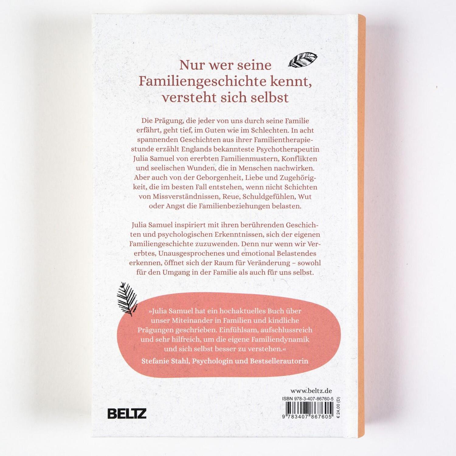 Rückseite: 9783407867605 | Jede Familie hat eine Geschichte | Julia Samuel | Buch | 389 S. | 2023