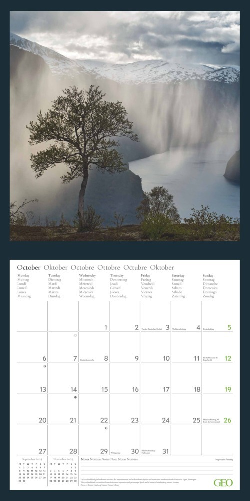 Bild: 4002725988621 | GEO - Amazing Nature 2025 Wandkalender 30x30 cm - Fotokalender für...