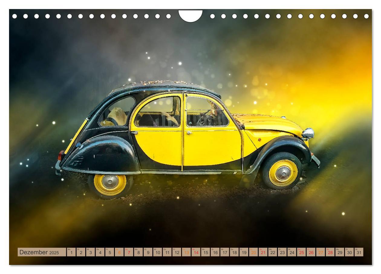 Bild: 9783435349432 | Die Ente - Citroën 2CV (Wandkalender 2025 DIN A4 quer), CALVENDO...