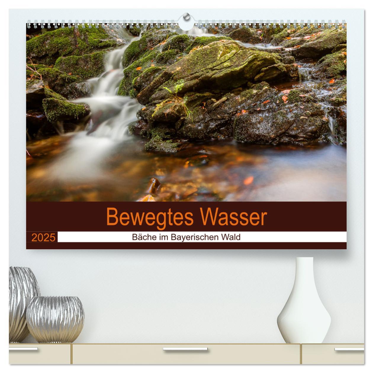 Cover: 9783435059683 | Bewegtes Wasser (hochwertiger Premium Wandkalender 2025 DIN A2...