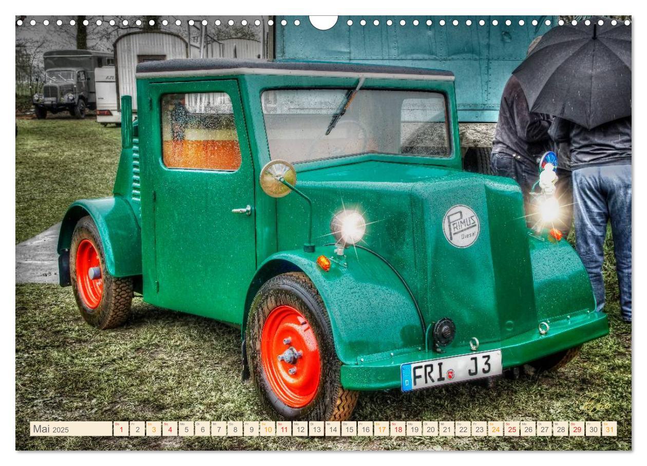 Bild: 9783435609437 | Oldtimer - Traktoren für Liebhaber (Wandkalender 2025 DIN A3 quer),...