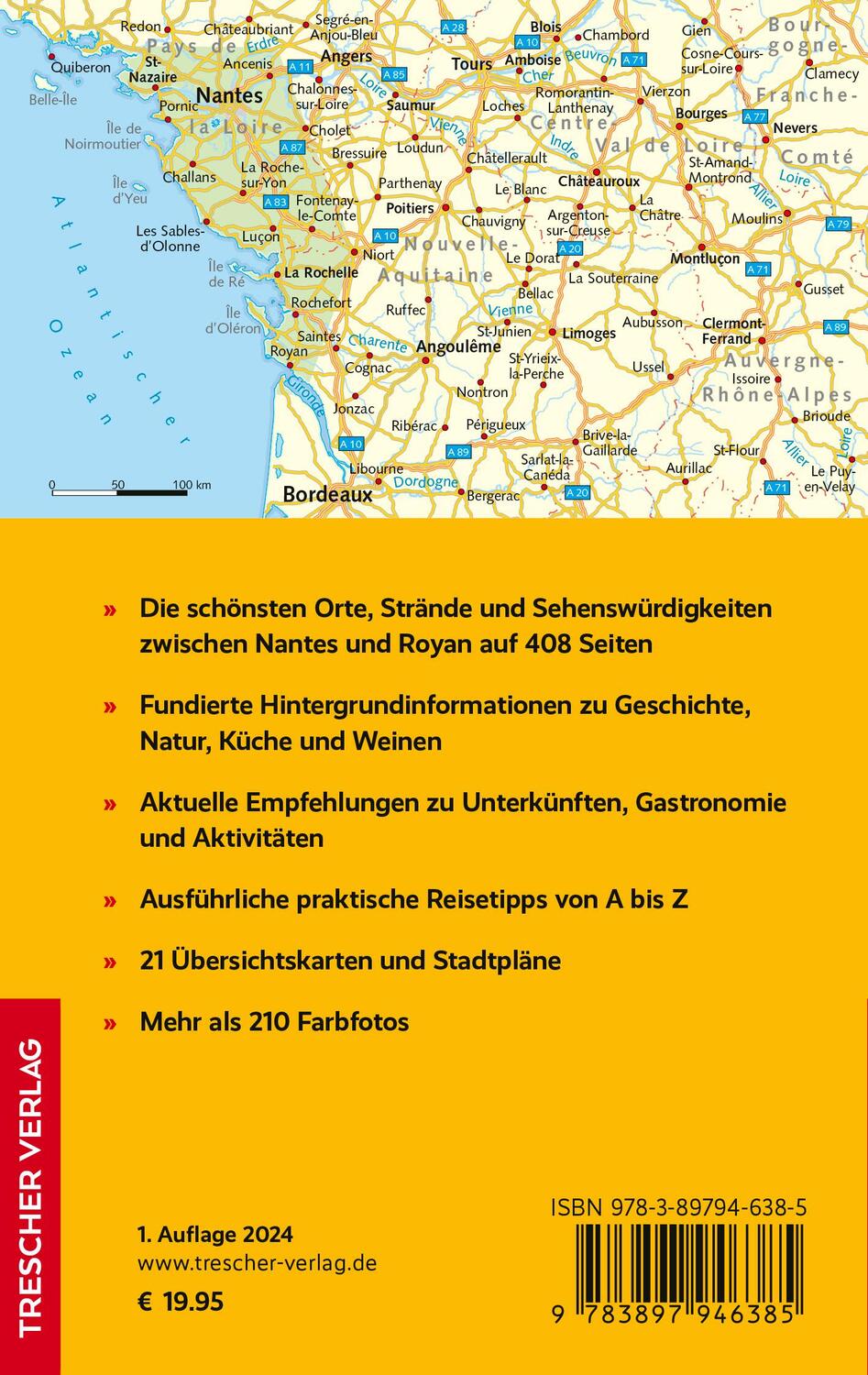 Rückseite: 9783897946385 | TRESCHER Reiseführer Französische Atlantikküste | Heike Bentheimer