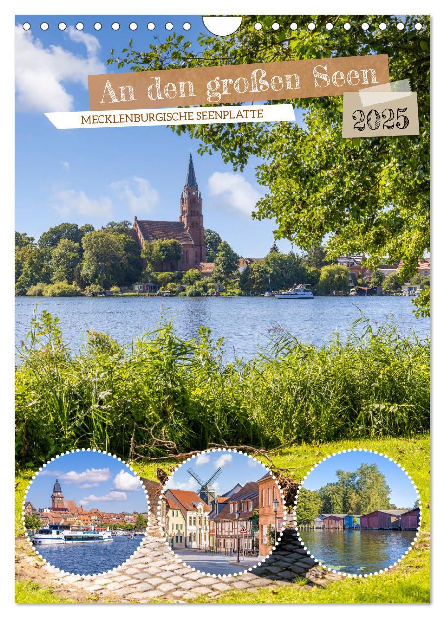 Cover: 9783435896158 | An den großen Seen der Mecklenburgischen Seenplatte (Wandkalender...