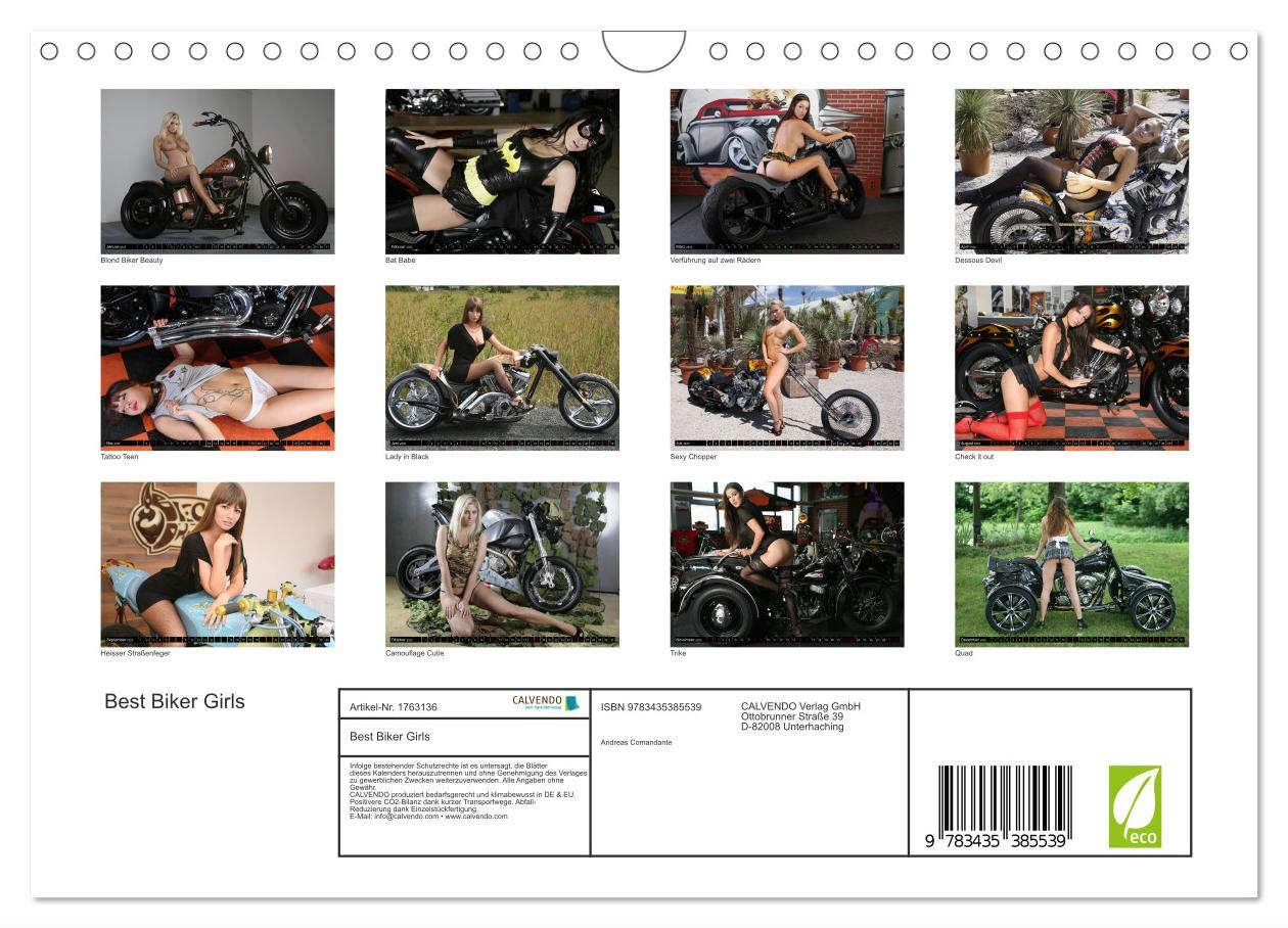 Bild: 9783435385539 | Best Biker Girls (Wandkalender 2025 DIN A4 quer), CALVENDO...