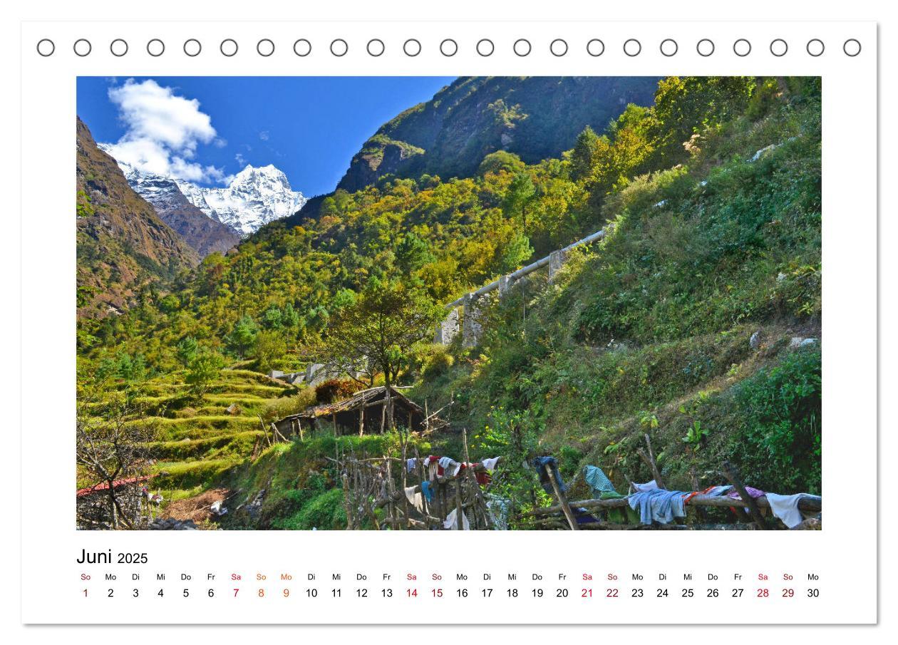 Bild: 9783435126507 | Nepal - Wanderparadies zwischen Annapurna &amp; Everest (Tischkalender...