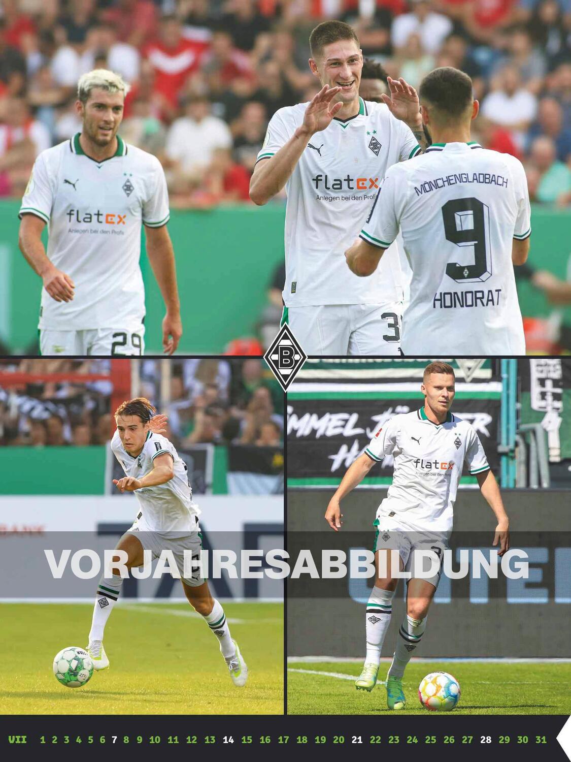 Bild: 4002725994400 | Borussia Mönchengladbach 2025 - Wandkalender XL - Fußballkalender -...