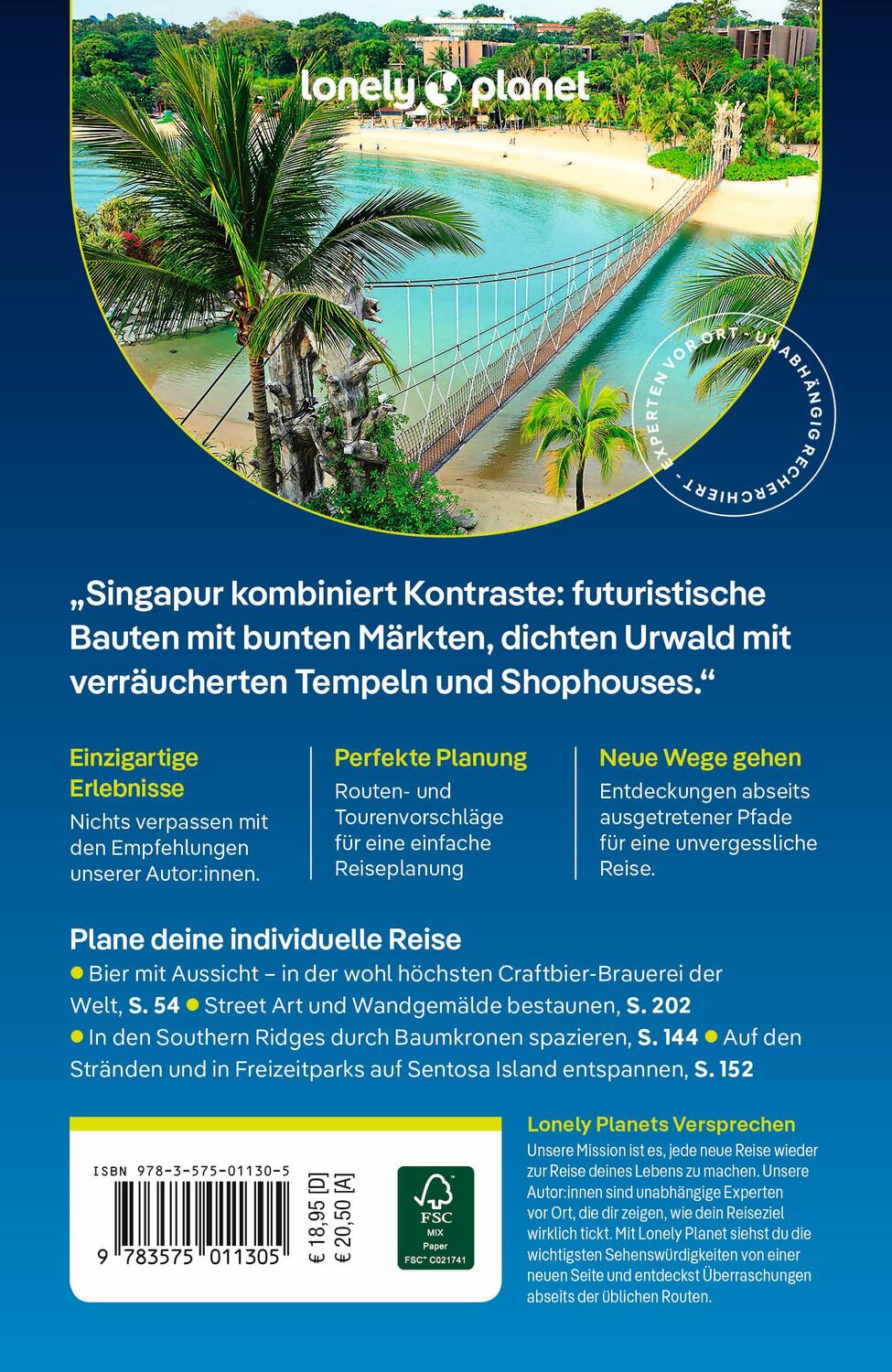 Rückseite: 9783575011305 | LONELY PLANET Reiseführer Singapur | Ria de Jong (u. a.) | Taschenbuch