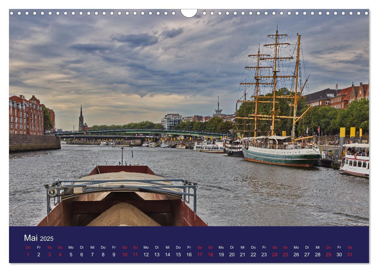 Bild: 9783457160206 | Weser-Impressionen (Wandkalender 2025 DIN A3 quer), CALVENDO...