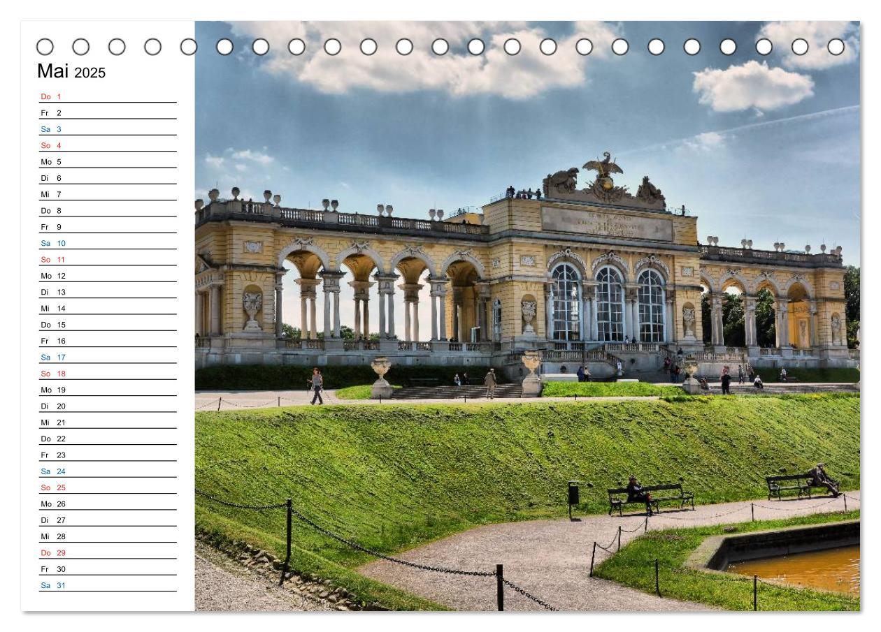 Bild: 9783435550425 | Wien - Haupstadt mit Charme (Tischkalender 2025 DIN A5 quer),...