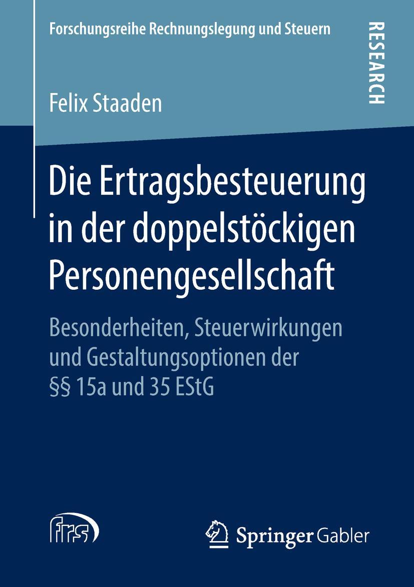 Cover: 9783658212858 | Die Ertragsbesteuerung in der doppelstöckigen Personengesellschaft