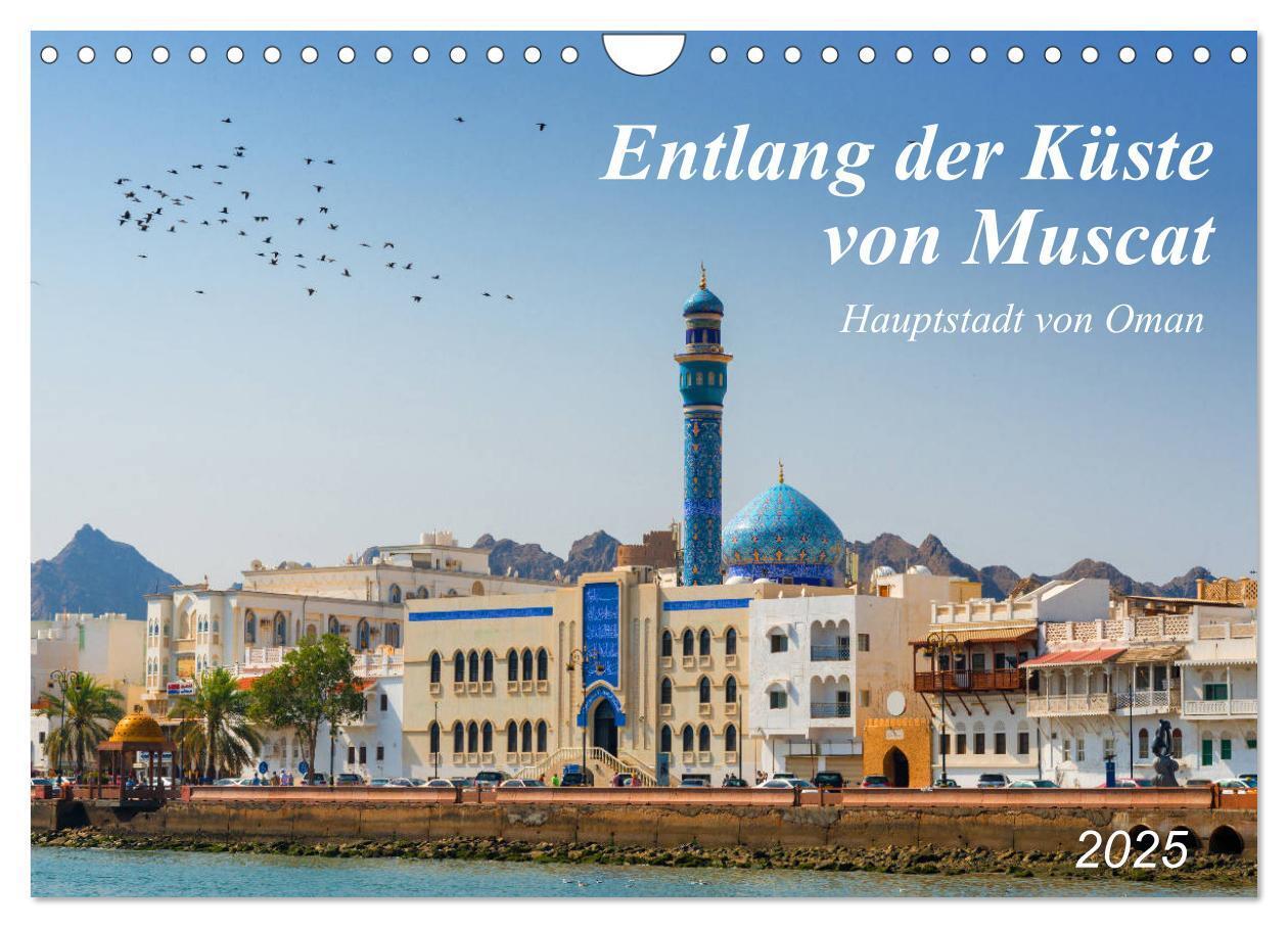 Cover: 9783435127269 | Entlang der Küste von Muscat (Wandkalender 2025 DIN A4 quer),...