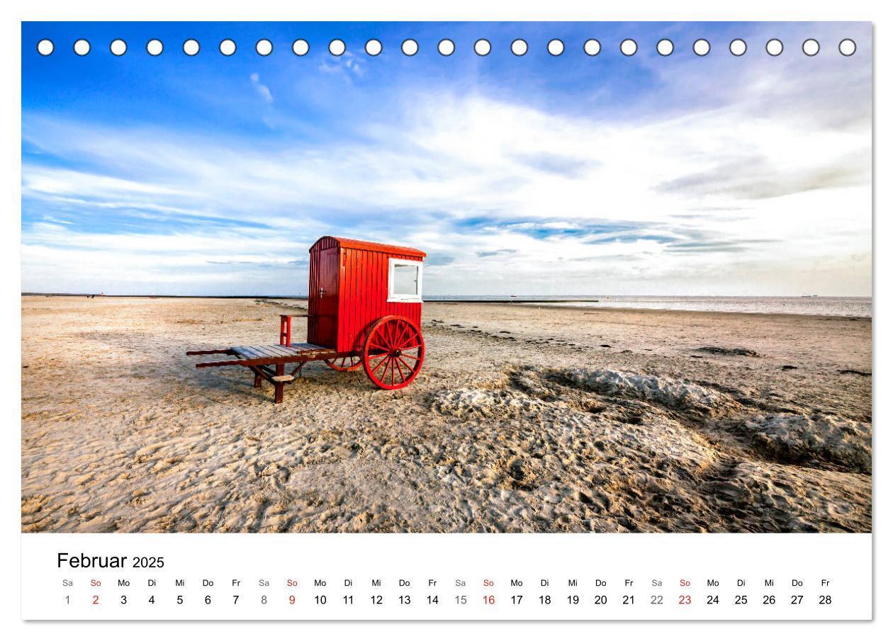 Bild: 9783435493739 | Borkum - Inselblicke (Tischkalender 2025 DIN A5 quer), CALVENDO...