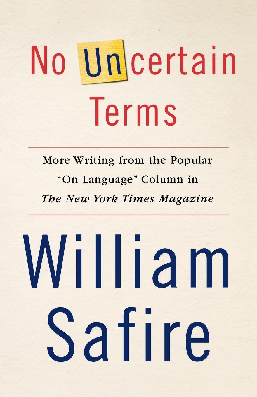 Cover: 9780743258128 | No Uncertain Terms | William Safire | Taschenbuch | Englisch | 2004