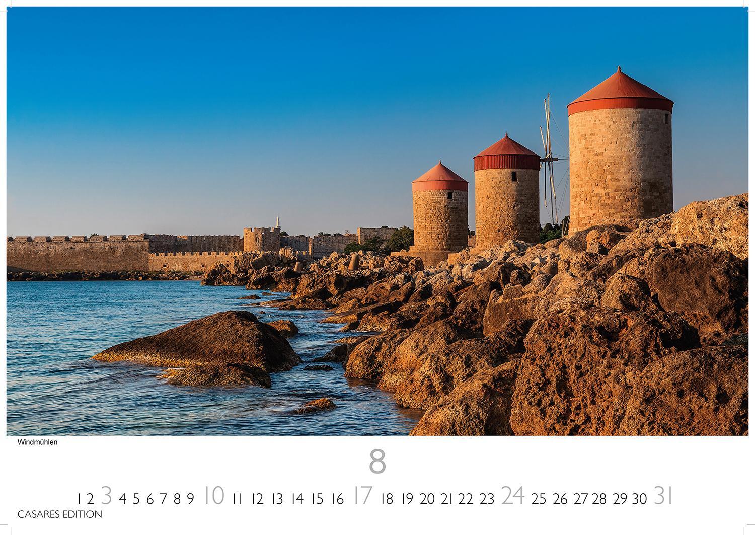 Bild: 9781835240816 | Rhodos 2025 S 24x35 cm | Kalender | 14 S. | Deutsch | 2025